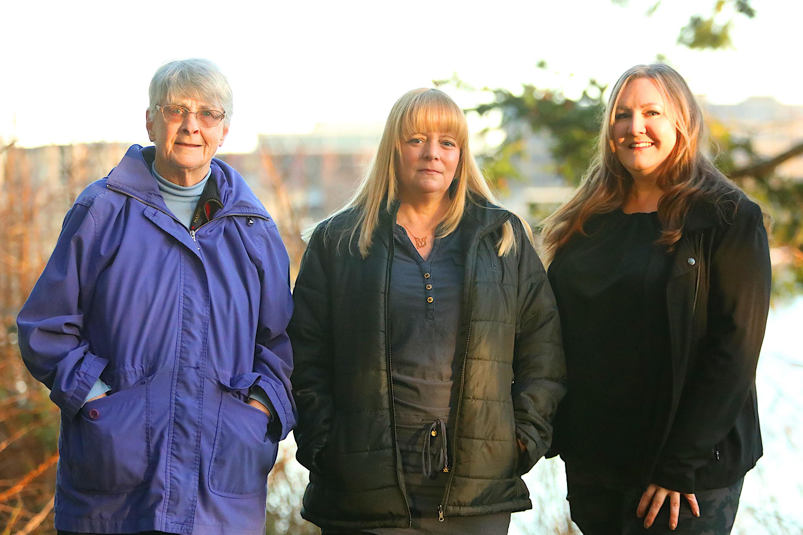 Gordreau Tenant Group organizing committee members. From left to right: Ann, Shannon Butt, and Christina Baker. Photos by Harland Bird.