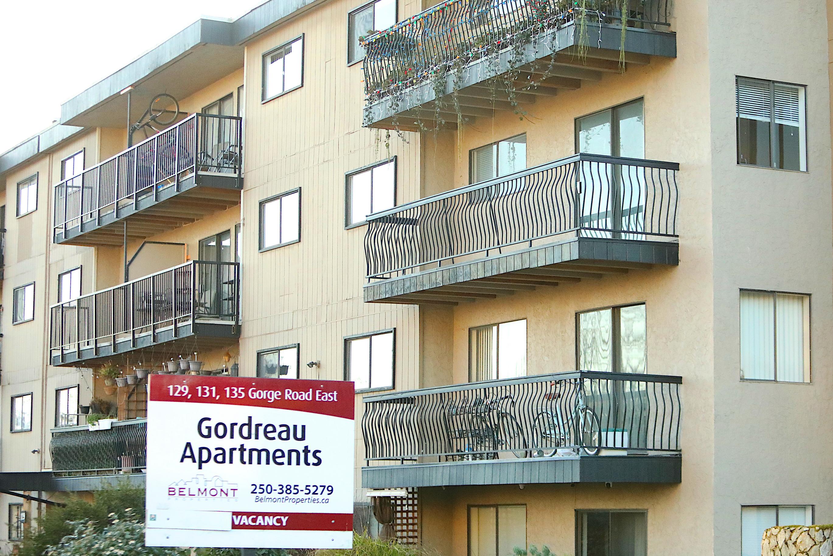 Gordreau Apartments (129 Gorge Road East). Photo by Harland Bird.